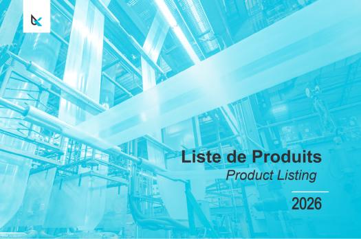 Liste de produits